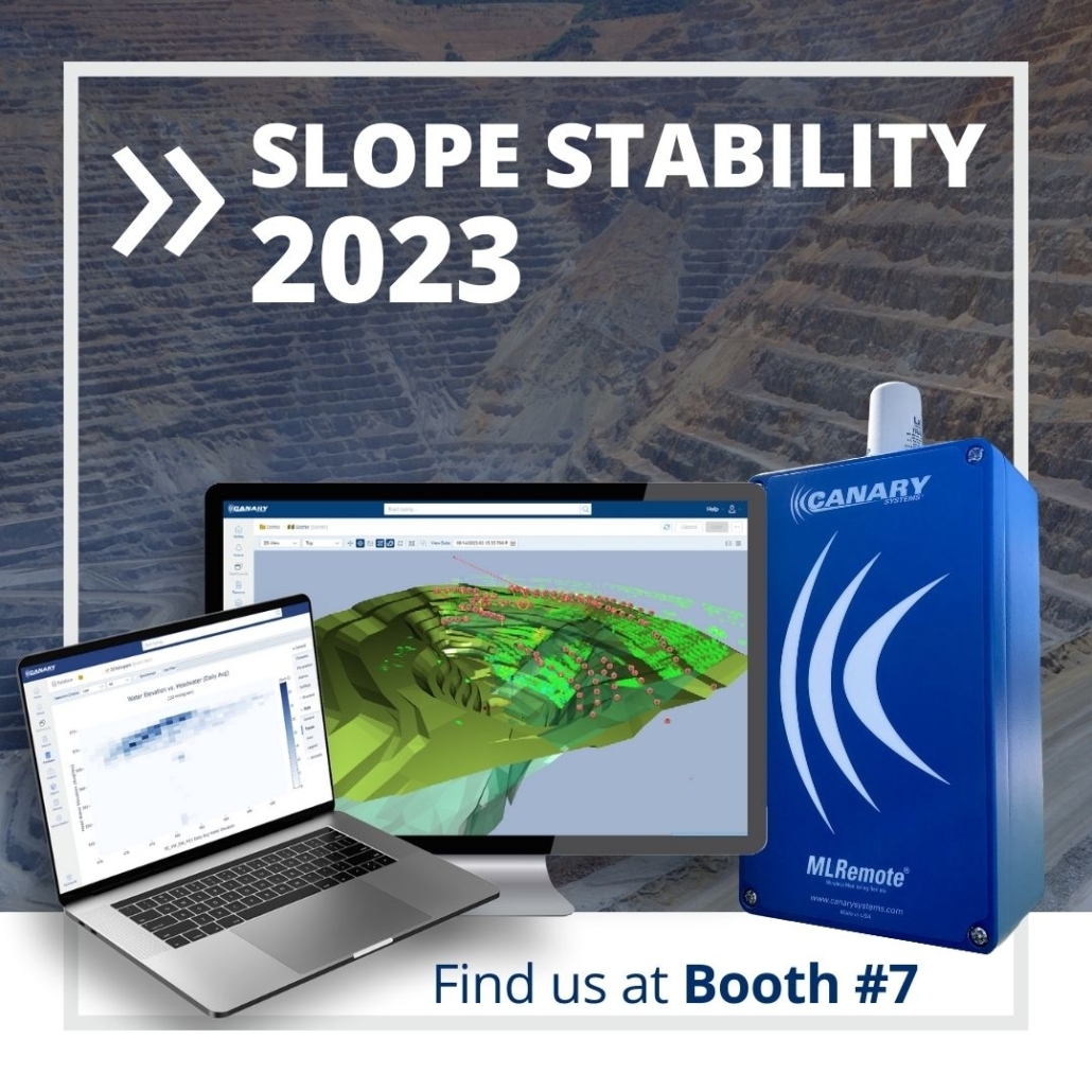 Slope Stability 2023 - featuring a preview of MLWeb3 and the MLRemote data acquisition system